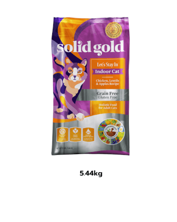 อาหารแมว Solid Gold เกรดโฮลิสติก สูตร Let's Stay In สำหรับแมวเลี้ยงในบ้าน 5.44 กก._0
